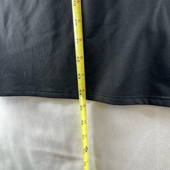 32 Degrees Cool Dress Size 2XL Soft Lux Cinched Waist Short Sleeve Black - Picture 9 of 9